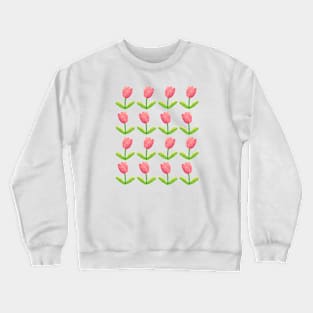 Smiley Flowers Pattern Crewneck Sweatshirt